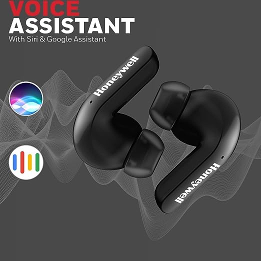 Honeywell Suono P3000 Truly Wireless Earbuds, Bluetooth V5.0, 22 hrs of Playtime with 1.5 hrs of Charging, Dynamic 10mm*2 Drivers, 300 mAh Battery, IPX4 Water Resistance, Voice Assistant Enabled Honeywell Suono P3000 Truly Wireless Earbuds, Bluetooth V5.0, 22 hrs of Playtime with 1.5 hrs of Charging, Dynamic 10mm*2 Drivers, 300 mAh Battery, IPX4 Water Resistance, Voice Assistant Enabled